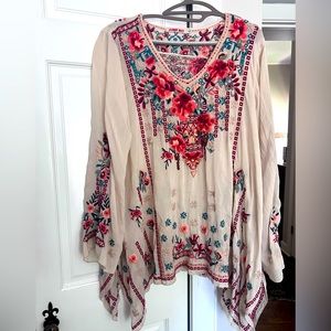 Johnny Was Embroidered Tunic